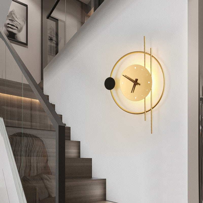 Selyn Applique Murale Led Moderne. Chambre. Noire/Or - Neutralighting