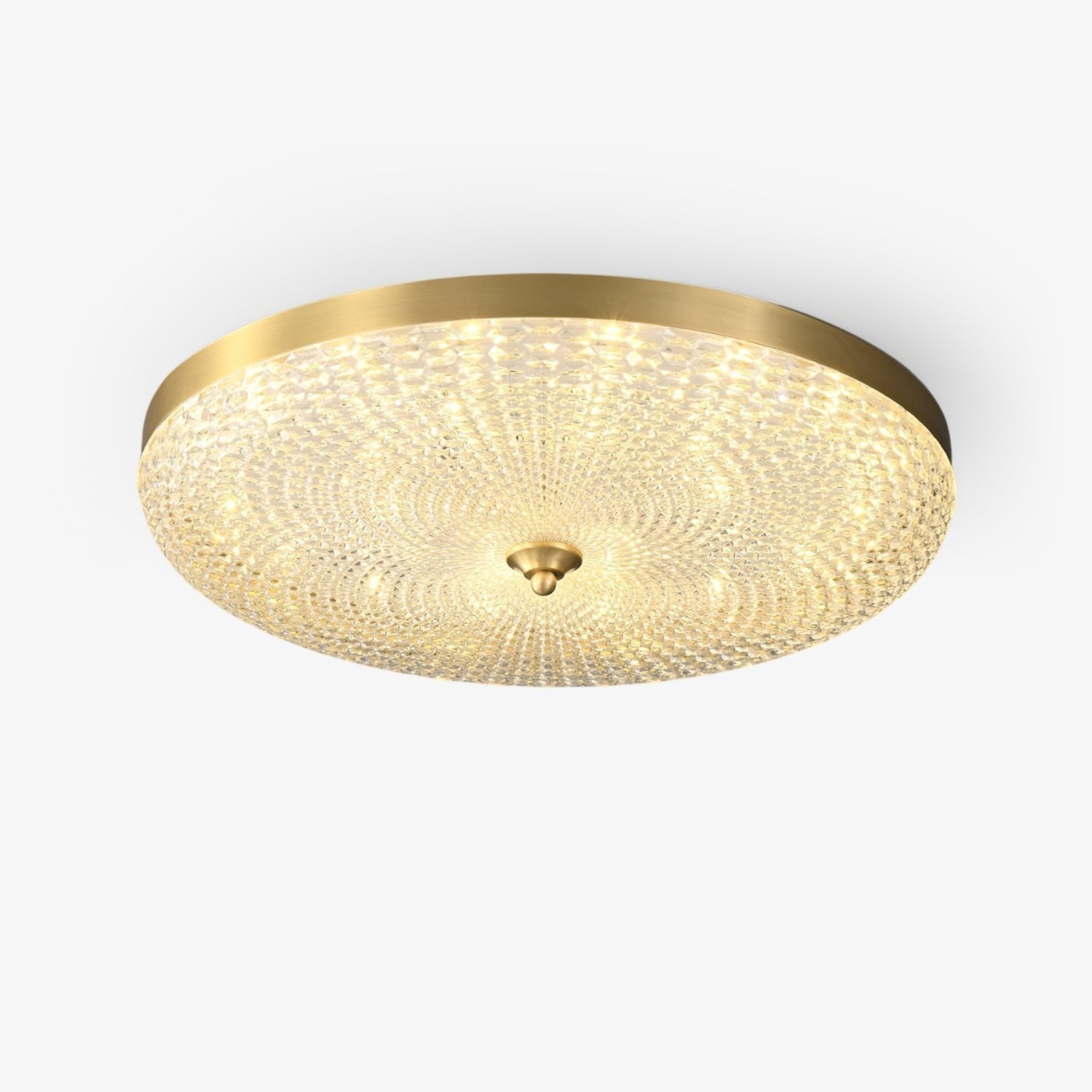 Orlena Plafonnier en Laiton et Verre Minimaliste - Neutralighting