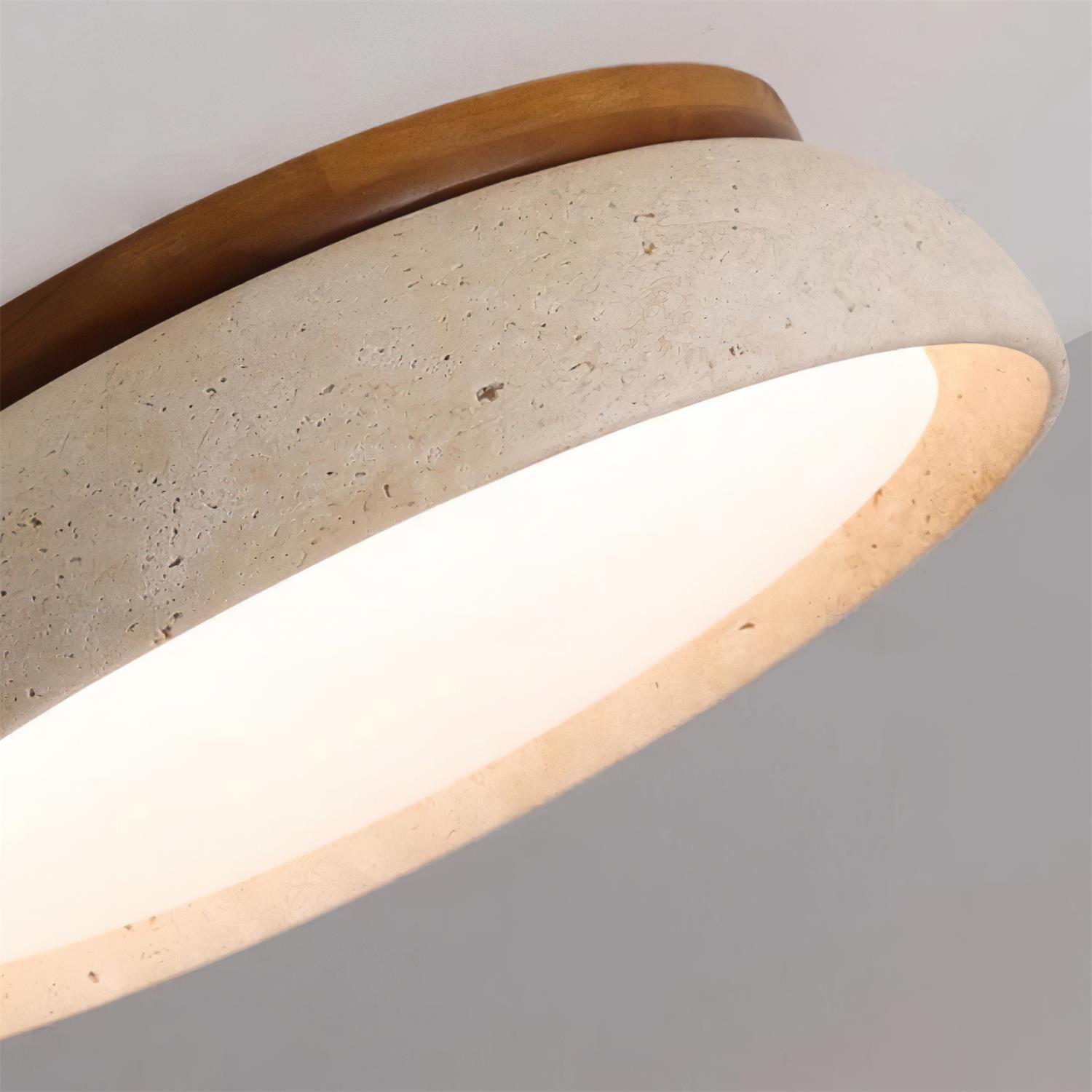 Kloris Plafonnier en pierre travertin - Neutralighting