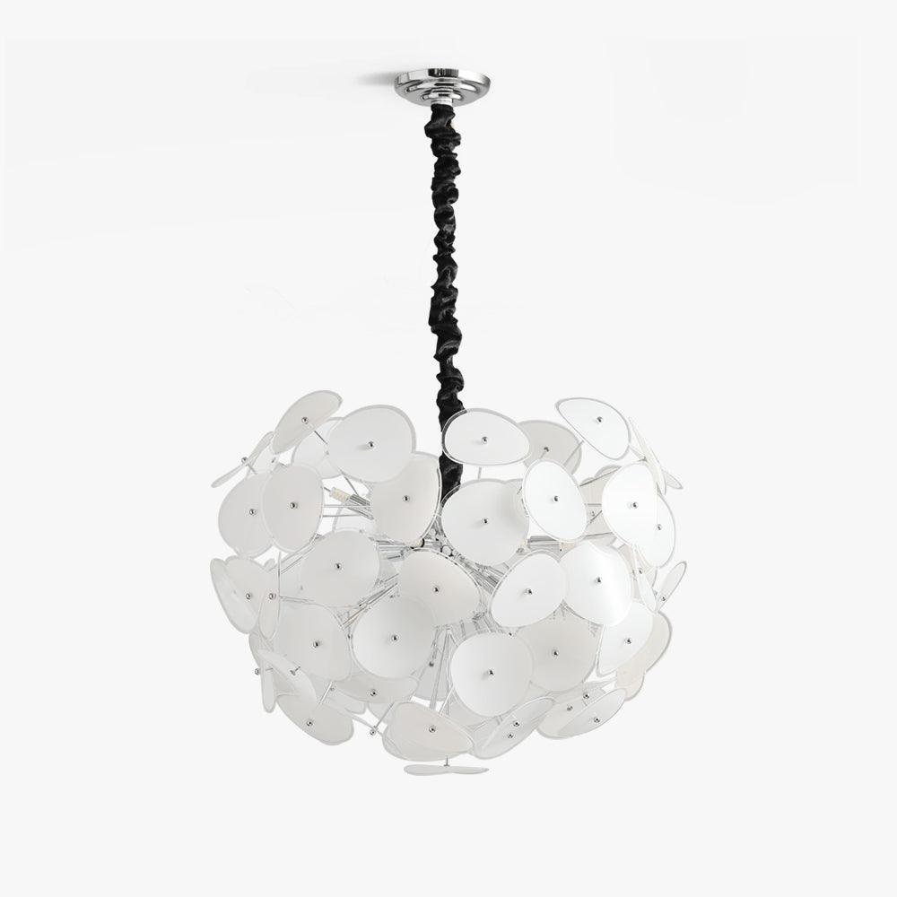 Lustre globe en verre Aurora avec design sphérique sculptural