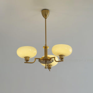 Lustra Suspension en Verre Globe Cadre en Laiton - Neutralighting