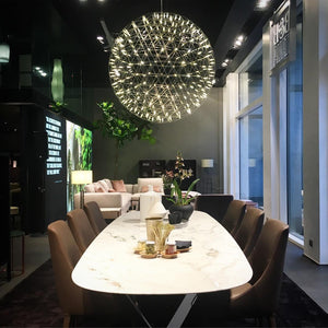 Ivthayra Lampe Pendante Boule Dorée de Luxe Postmoderne - Neutralighting