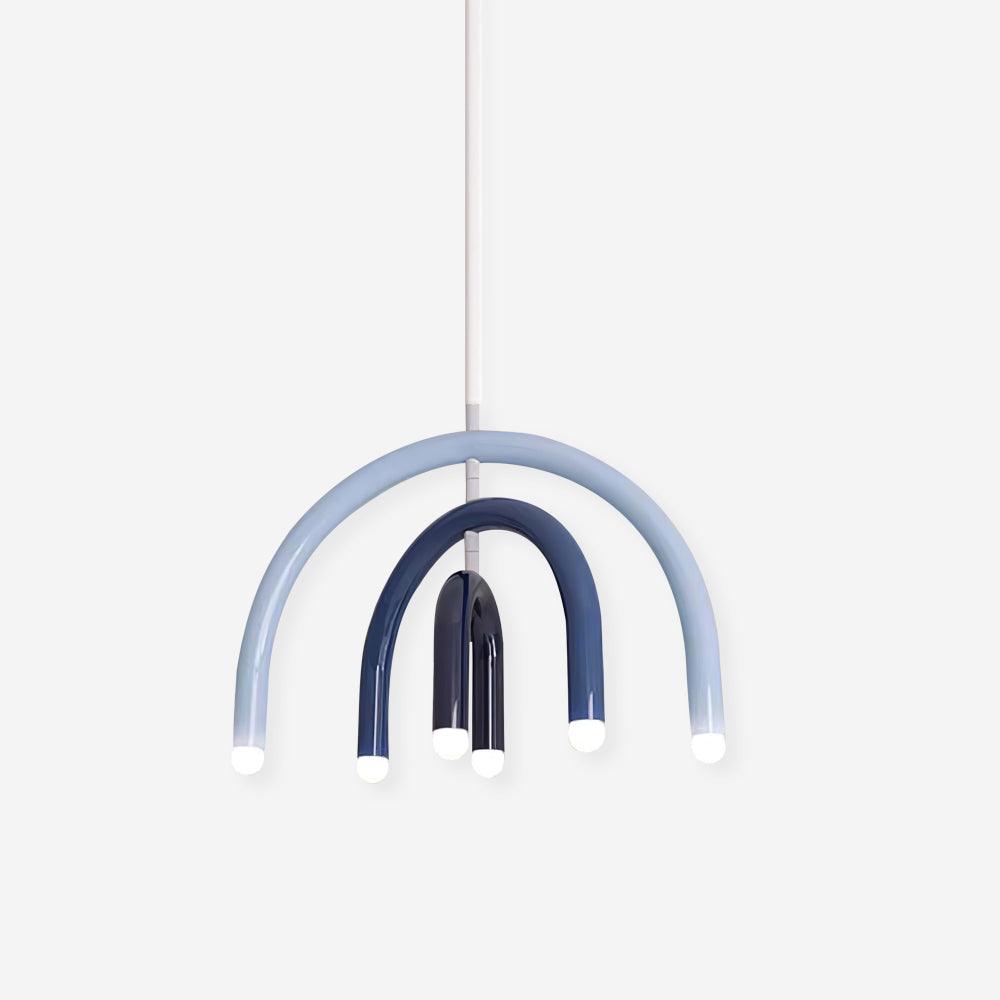 Suspension arc-en-ciel dimmable pour salon et salle à manger