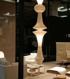Lustra Suspension Luminaire Papier Washi E pour Salon - Neutralighting