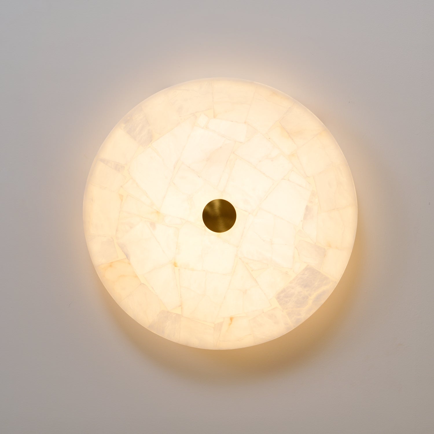 Delya Plafonnier Albâtre LED Rond - Neutralighting