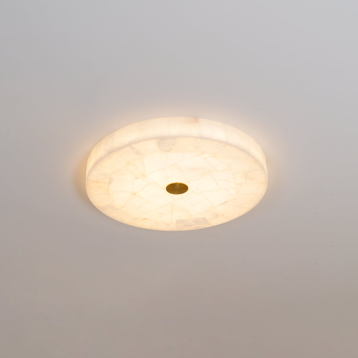 Delya Plafonnier Albâtre LED Rond - Neutralighting