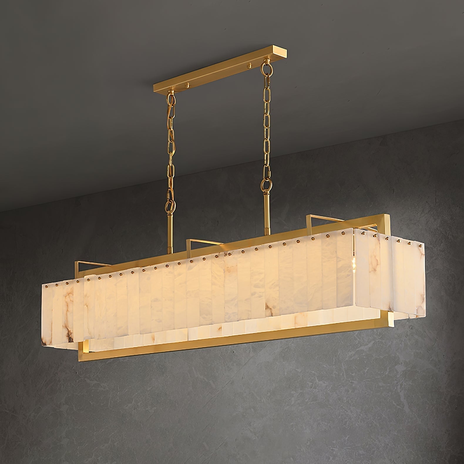 Alabaster Pendant Ceiling Light For Warm Ambience
