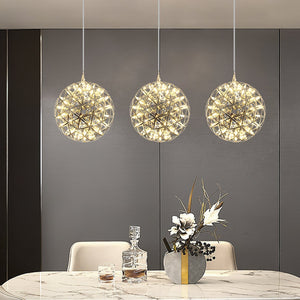 Ivthayra Lampe Pendante Boule Dorée de Luxe Postmoderne - Neutralighting