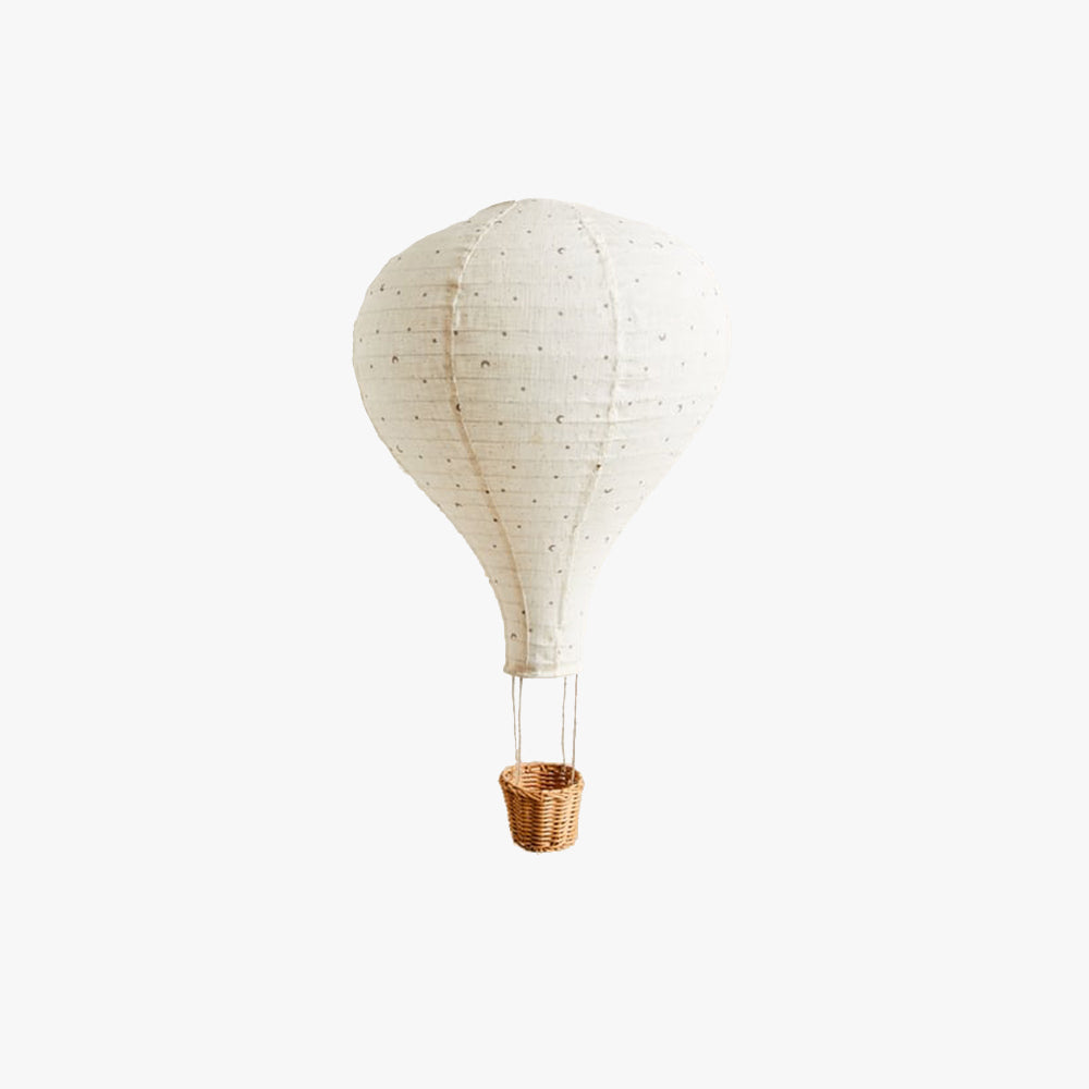 Plafonnier LED Moderne Aurora Avec Abat-jour Tissu Blanc
