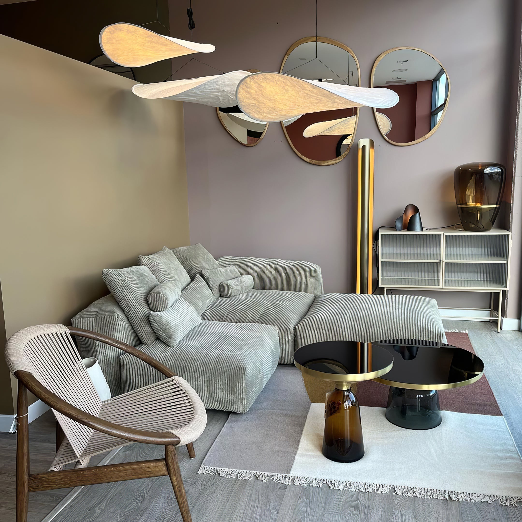 Sereca Suspension en Papier et Fibre de Verre - Neutralighting