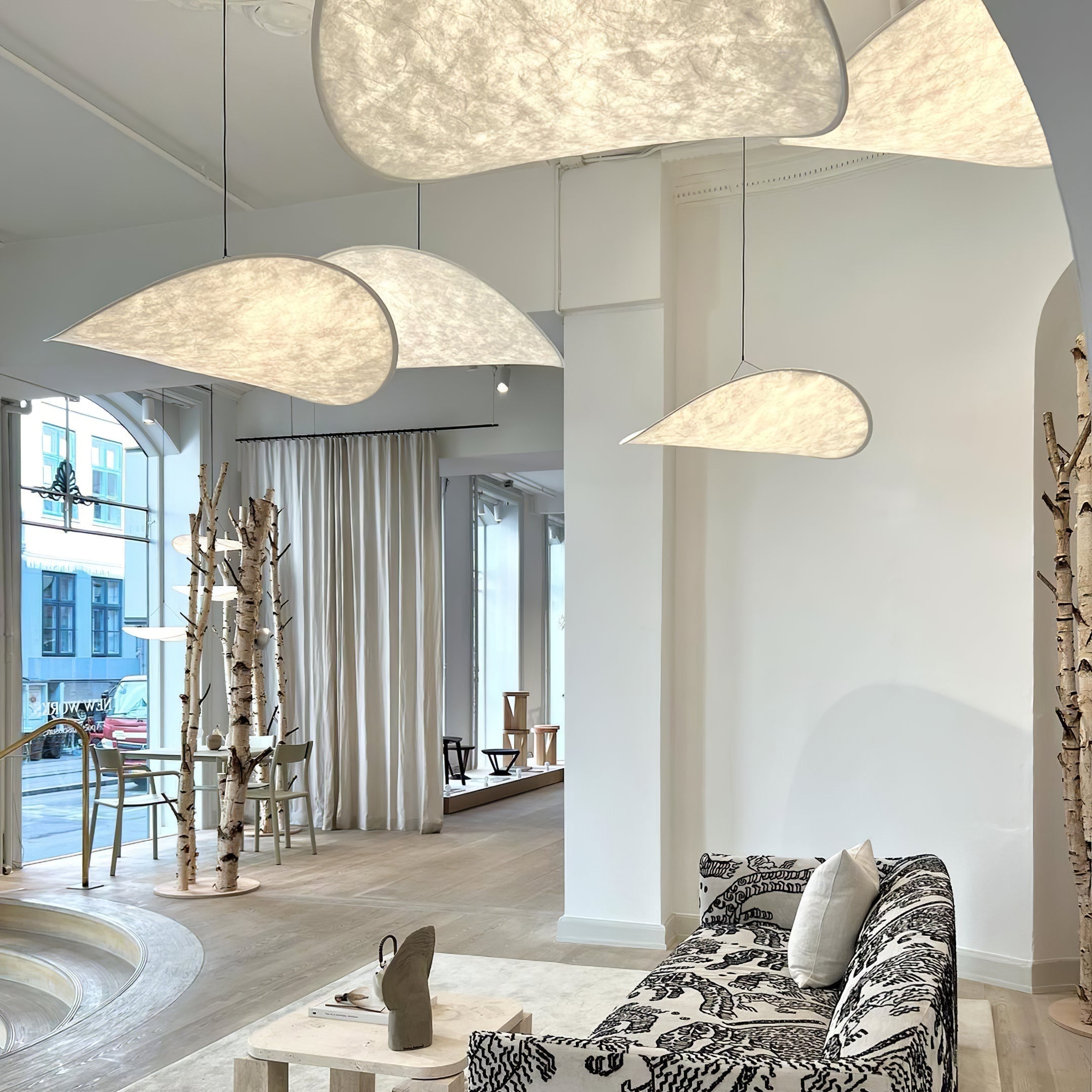 Sereca Suspension en Papier et Fibre de Verre - Neutralighting