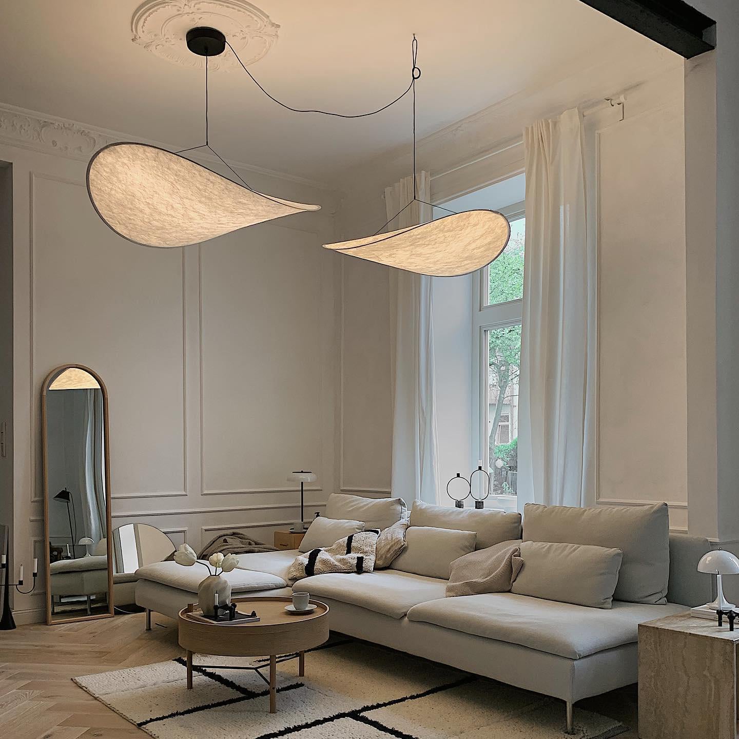 Sereca Suspension en Papier et Fibre de Verre - Neutralighting