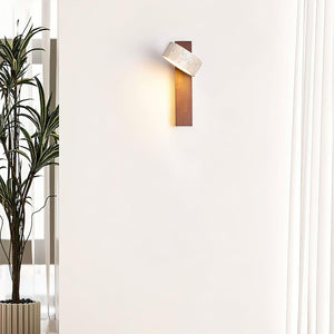 Jovan Applique Murale en Travertin & Bois - Neutralighting
