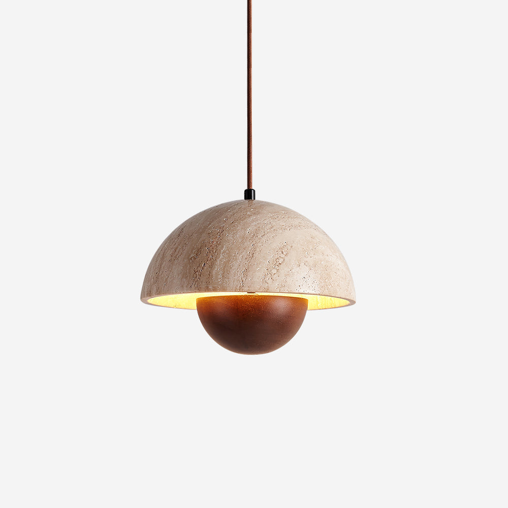 Suspension Ritta en travertin pour une ambiance chaleureuse