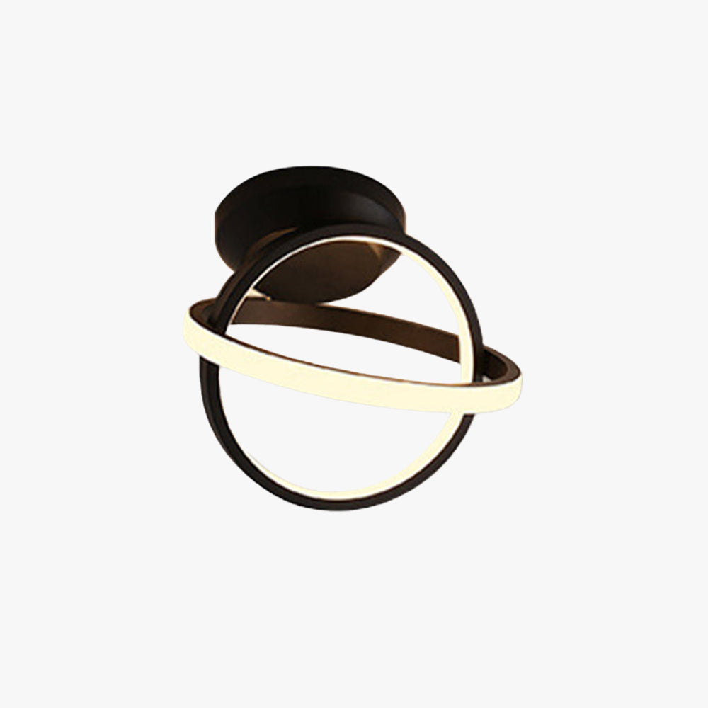 Plafonnier globe Aurora avec LED intégrée pour couloirs