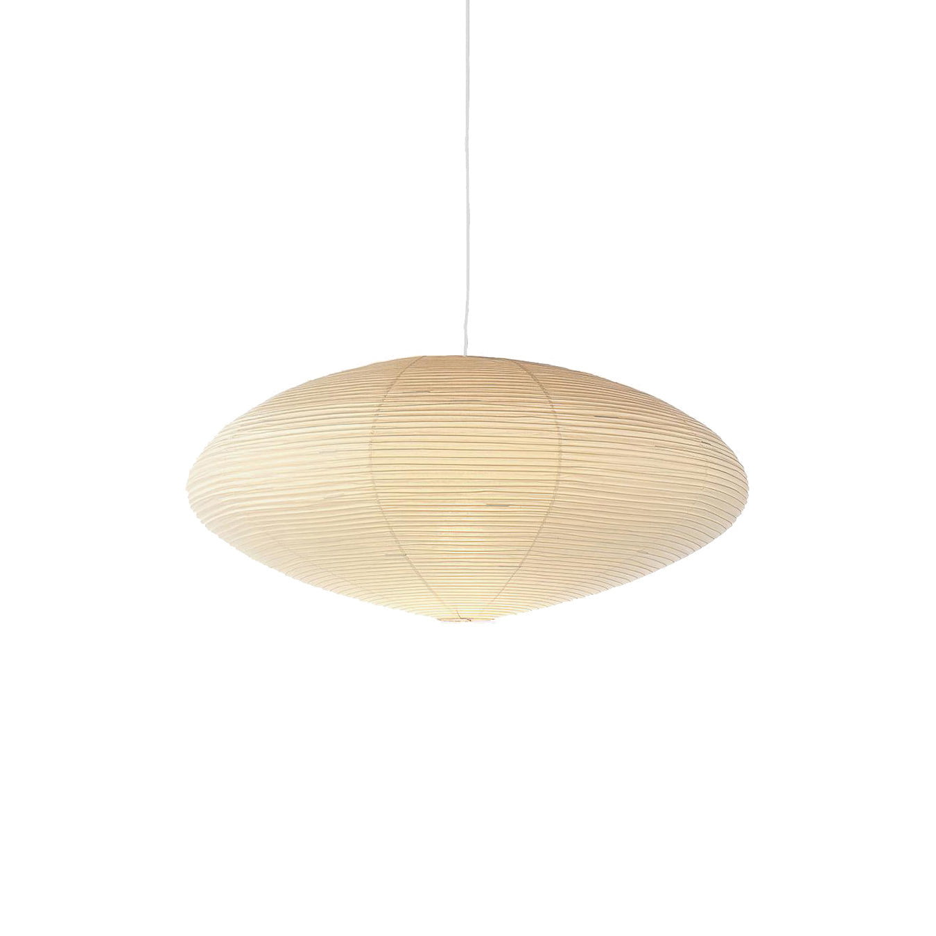 Suspension en papier washi avec douce lueur d'ambiance