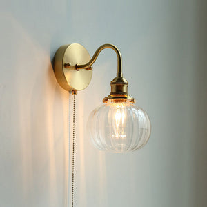 June Applique Murale Vintage en Verre - Neutralighting