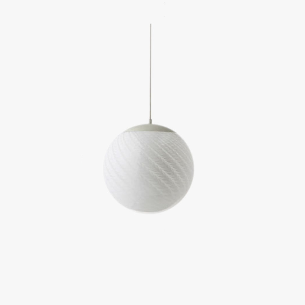 Suspension LED minimaliste en verre pour ambiance douce