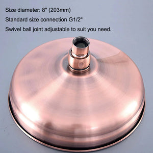 Antique Red Copper Bracket High Pressure Hand Spray Bathroom Accessory-Shower Accessories-Index Bath