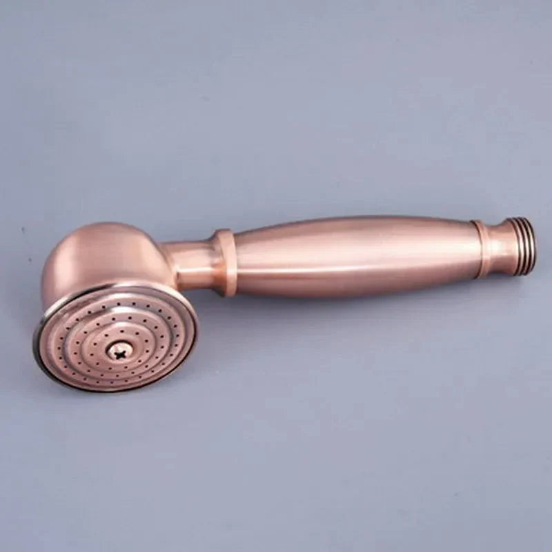 Antique Red Copper Bracket High Pressure Hand Spray Bathroom Accessory-Shower Accessories-Index Bath
