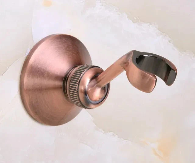 Antique Red Copper Bracket High Pressure Hand Spray Bathroom Accessory-Shower Accessories-Index Bath