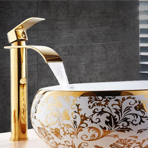 Basin Faucet - Basin Faucet Waterfall Faucet Brass Bathroom Basin Faucet Mixer Tap