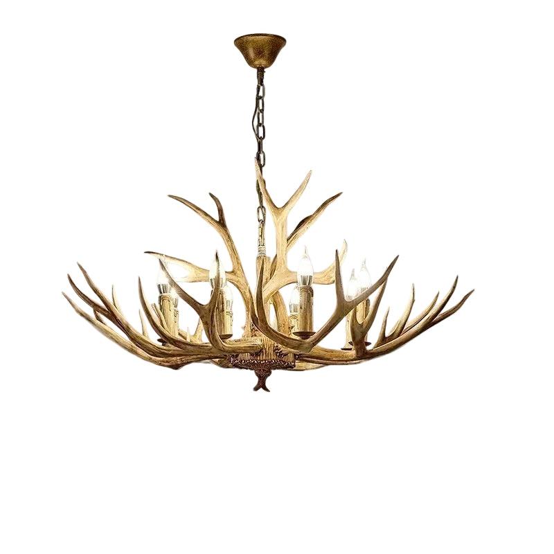 Suspension LED nordique durable en bois et métal