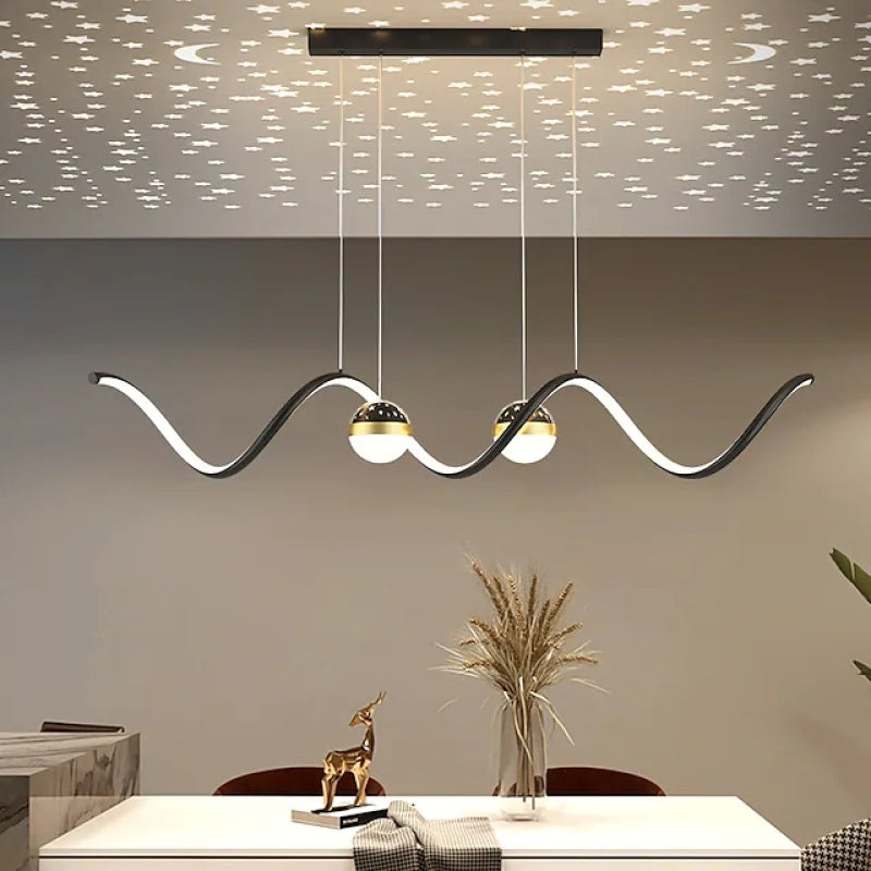 Suspension globe nordique Arisha avec finition métallique durable