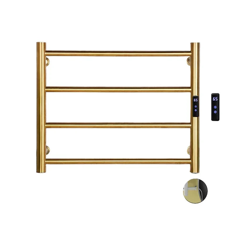 Electric Heated Towel Rail Stainless Steel Towel Warmer Towel Dryer-Towel Bars & Hooks-Index Bath