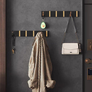 Towel Bars & Hooks - Folding Towel Hanger 2 Ways Wall Hook Coat Clothe Holder For Bathroom