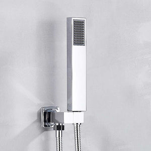 Hand Shower Head Handheld Shower Head Wall Mounted Faucet Accessory-Shower Faucet-Index Bath-Chrome A-Index Bath