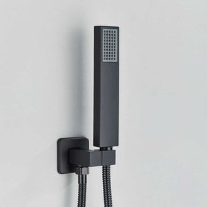 Hand Shower Head Handheld Shower Head Wall Mounted Faucet Accessory-Shower Faucet-Index Bath-Matte Black A-Index Bath