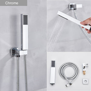 Shower Faucet - Handshower Head Stainless Shower Hose Faucet Head Wall Mounted Faucet