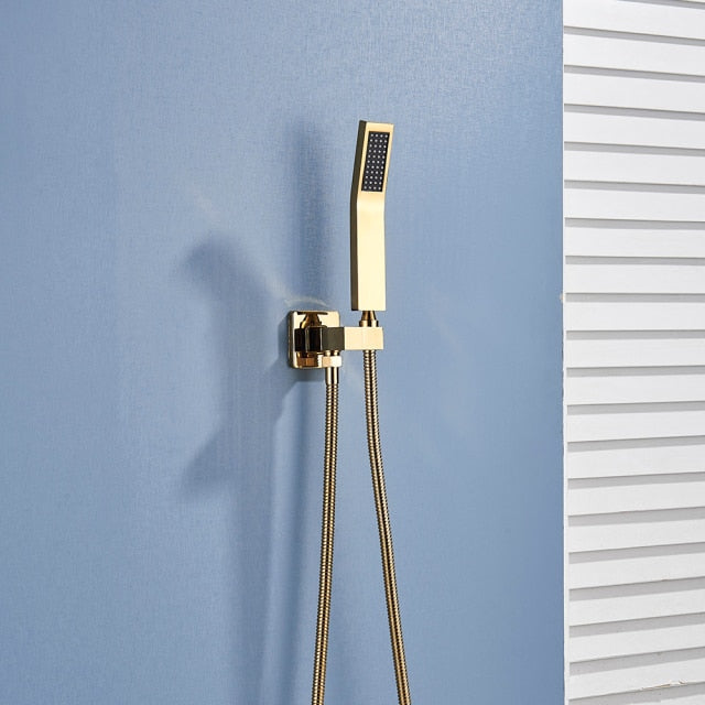 Shower Faucet - Handshower Head Stainless Shower Hose Faucet Head Wall Mounted Faucet