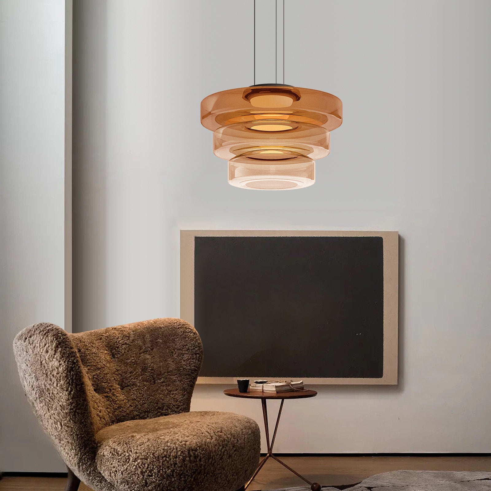 Jojo Suspension Verre Structure à Plusieurs Niveaux - Neutralighting
