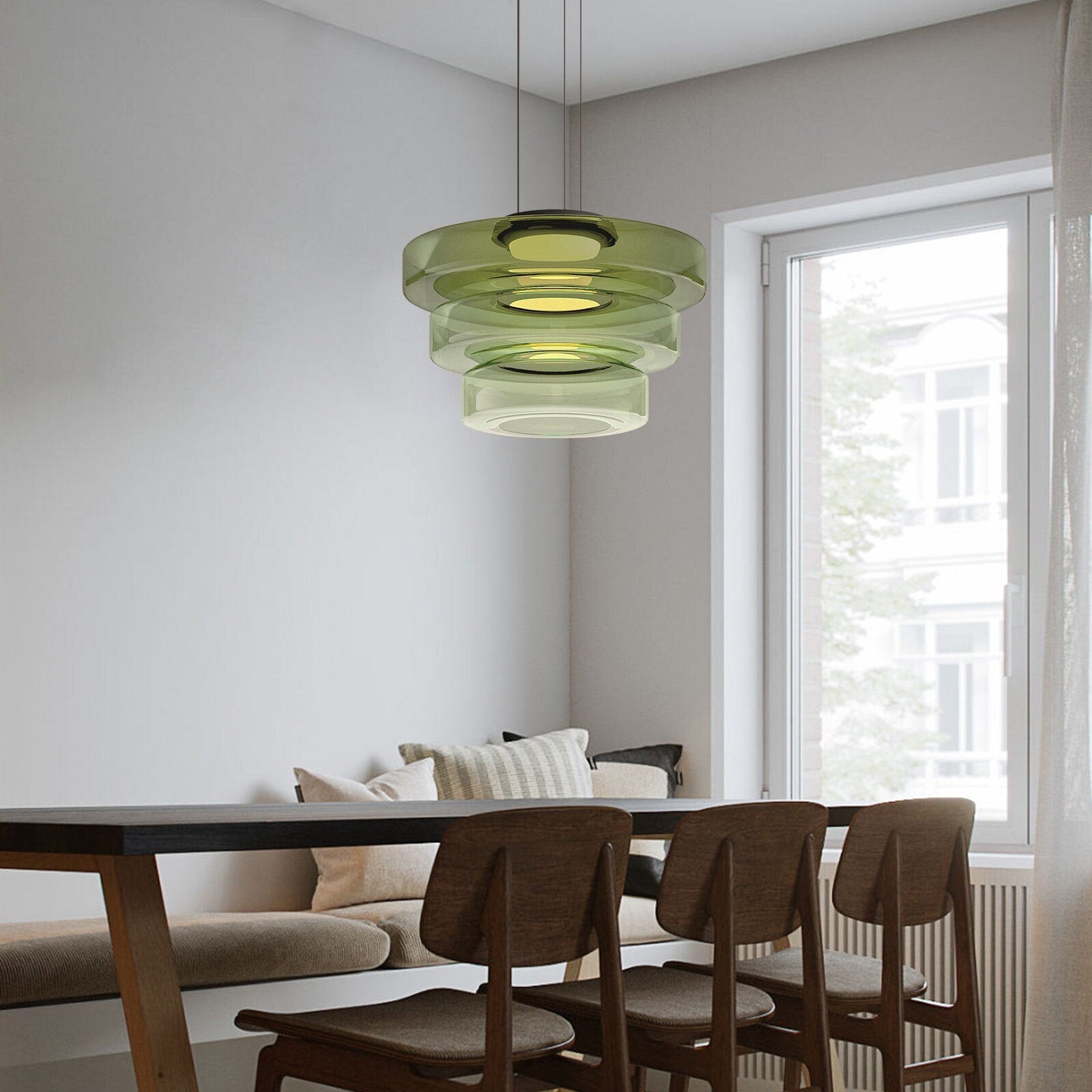 Jojo Suspension Verre Structure à Plusieurs Niveaux - Neutralighting