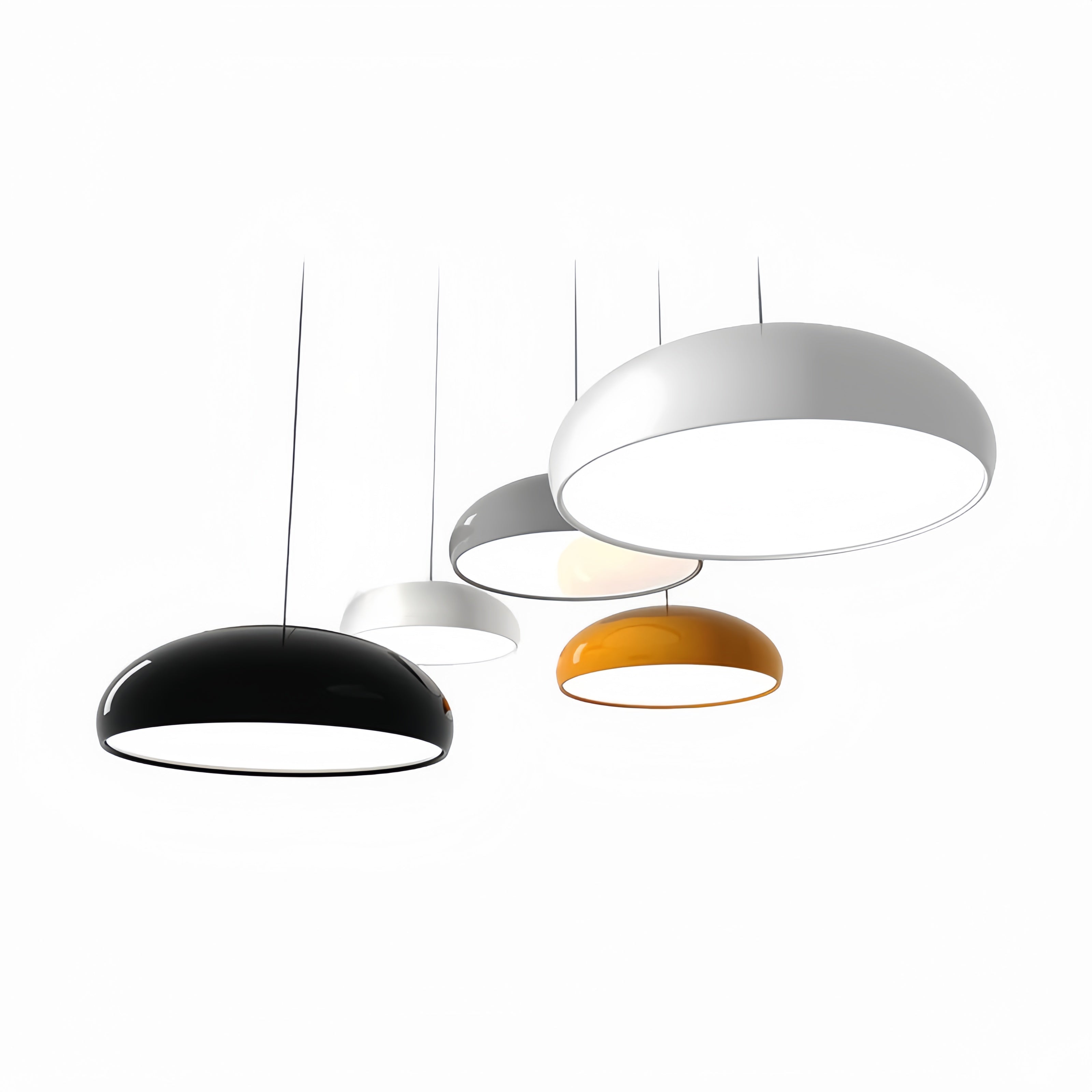 Suspension Art Déco avec modes de changement de couleur