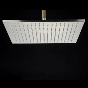 LED Rainfall Shower Head LED Top Over Sprayer Heads Rainfall Shower-Rain Shower Heads-Index Bath-Black Head 10-Index Bath