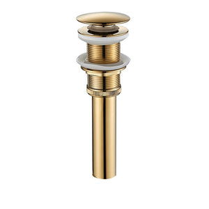 Basin Faucet - Matte Black Basin Sink Pop Up Drain Brass Drain Plug Sink Drain