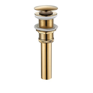 Basin Faucet - Matte Black Basin Sink Pop Up Drain Brass Drain Plug Sink Drain
