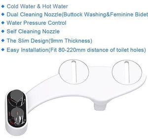 Bidet Faucet - Non-Electric Toilet Seat Bidet Attachment Portable Bidet