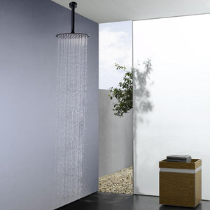 Rain Shower Heads - Round And Square Ultrathin Rain Shower Head Design Shower Accessory