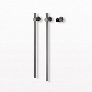 Bathroom Black Electric Towel Rack Hidden Wire Bath Towel Rail Smart Touch Control Towel Warmer Stainless Steels Bathrobe Dryer