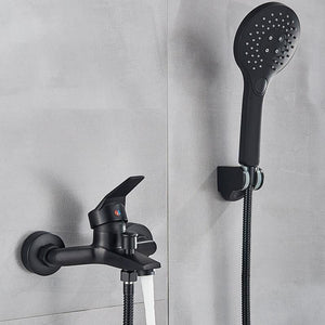 Shower Faucet - Square Bathtub Shower Faucets Floor Standing Faucet Hot Cold Water Tap