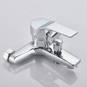 Shower Faucet - Square Bathtub Shower Faucets Floor Standing Faucet Hot Cold Water Tap