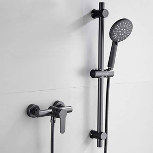 Basin Faucet - Stainless Steel Shower Faucets Triple Faucet Mixer Valve Nozzle Tap