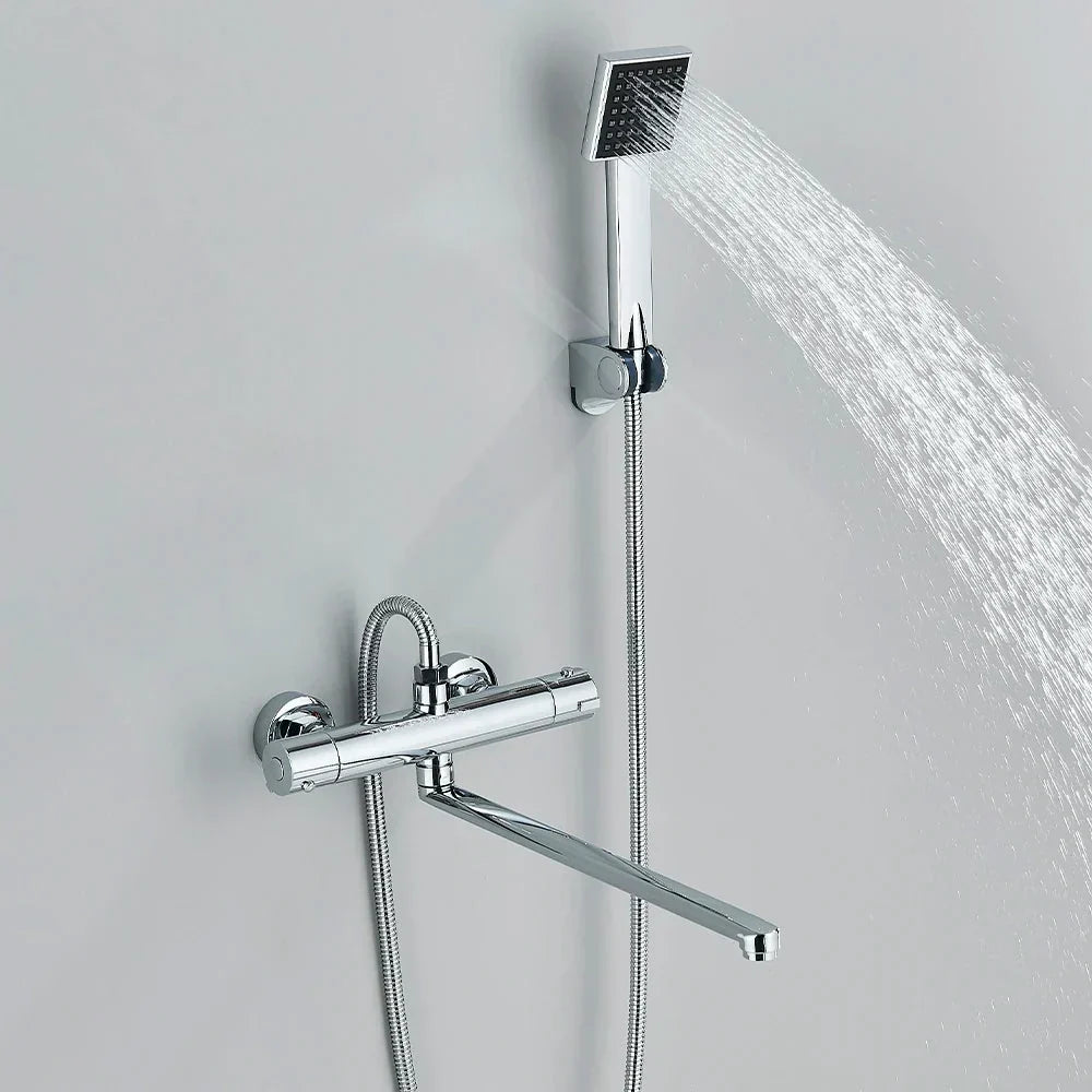 Thermostatic Shower Faucet Mixing Valve Bathtub Faucet with handle-Shower Faucet-Index Bath