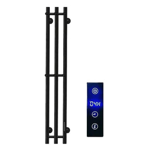 Electric Heated Towel Rack Wall Mounted Bathroom Towel Warmer Dryer Heater 3 Bars Timer Touch Control WiFi Energy Saving-Index Bath